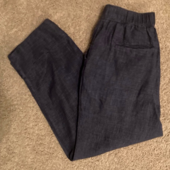 Sigrid Olsen Linen Wide Leg Cropped Pants - Picture 5 of 7